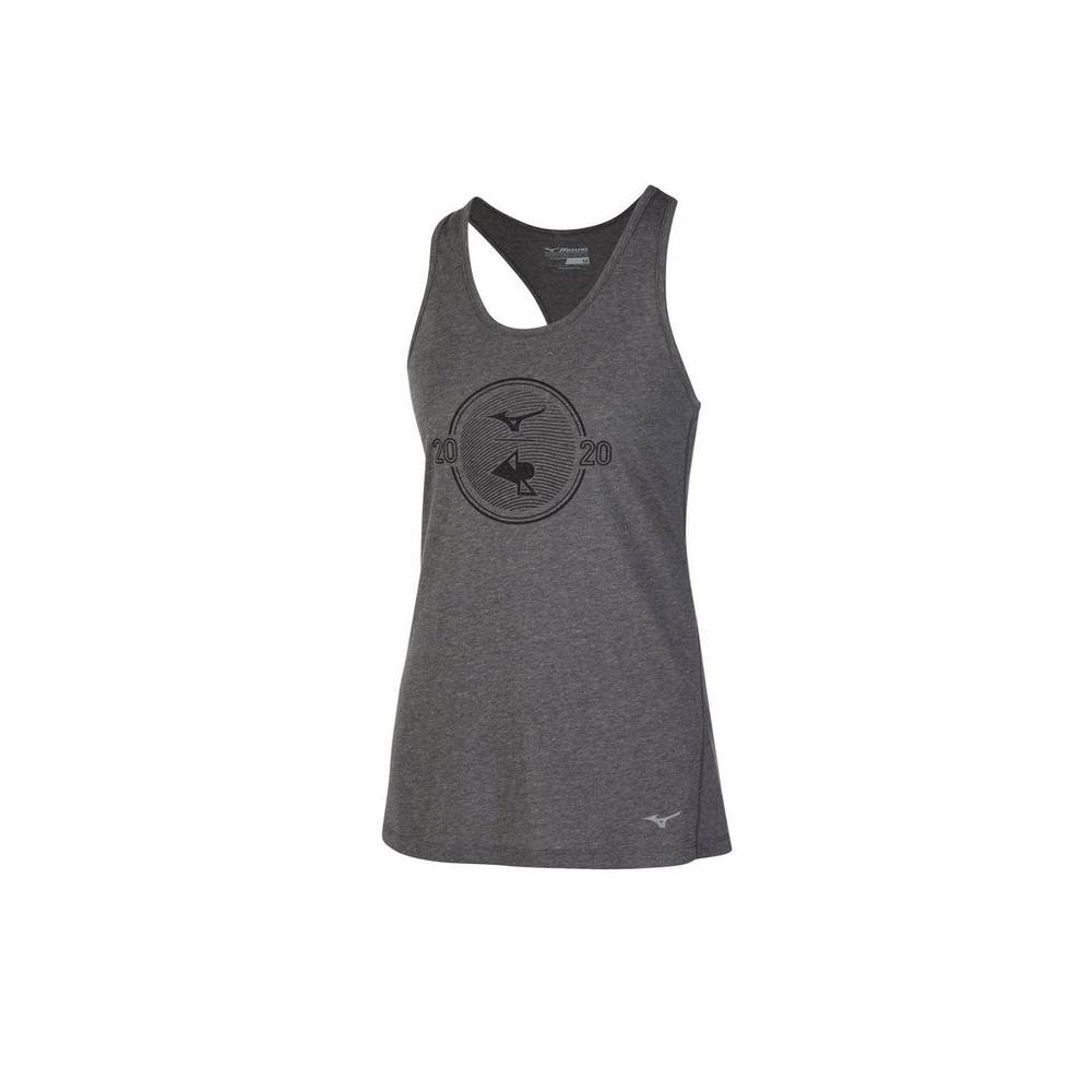Damske Tank Top Mizuno April Ross Vision Graphic Čierne Vypredaj BWAX94630